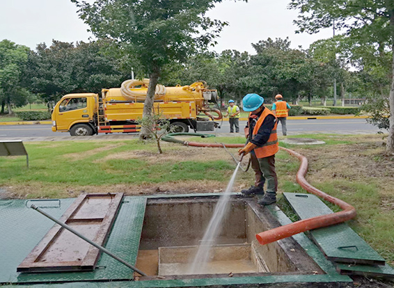 南岳化油池清理
