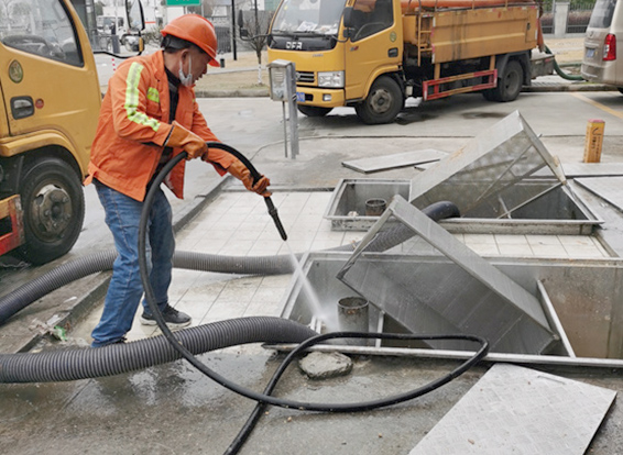 南岳隔油池清理